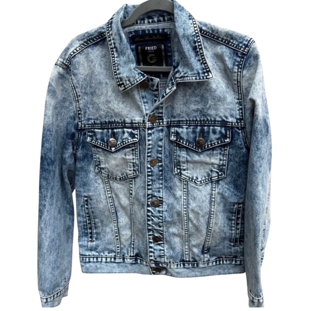 Fried Denim NYC Acid Wash Denim Jacket –‎ Size M